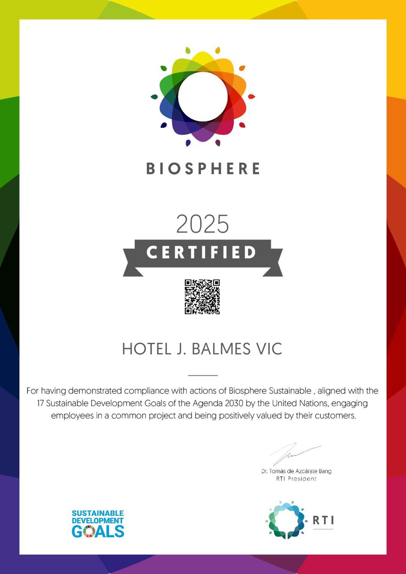 Hotel J. Balmes Vic Kültér fotó